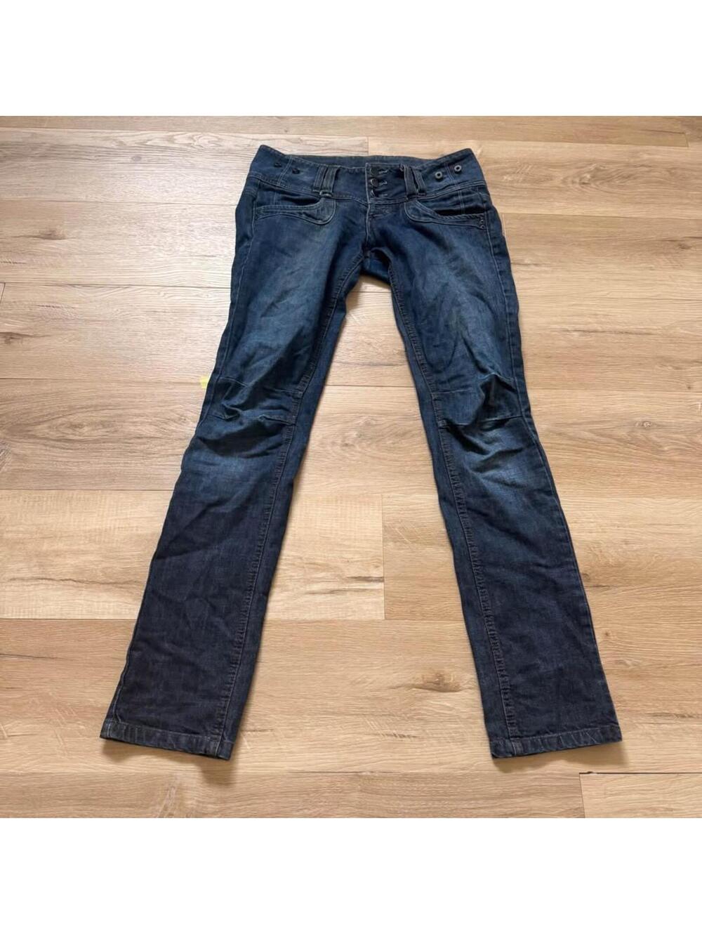 Zara TRF Denim Low-Rise Skinny Jeans Long Women's 6